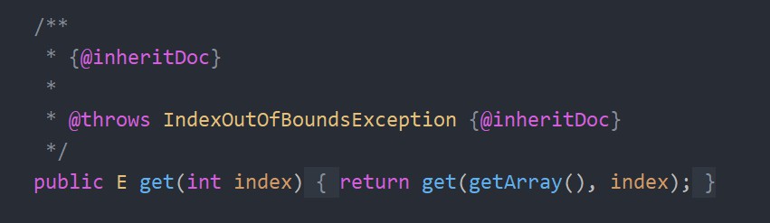 CopyOnWriteArrayList-get